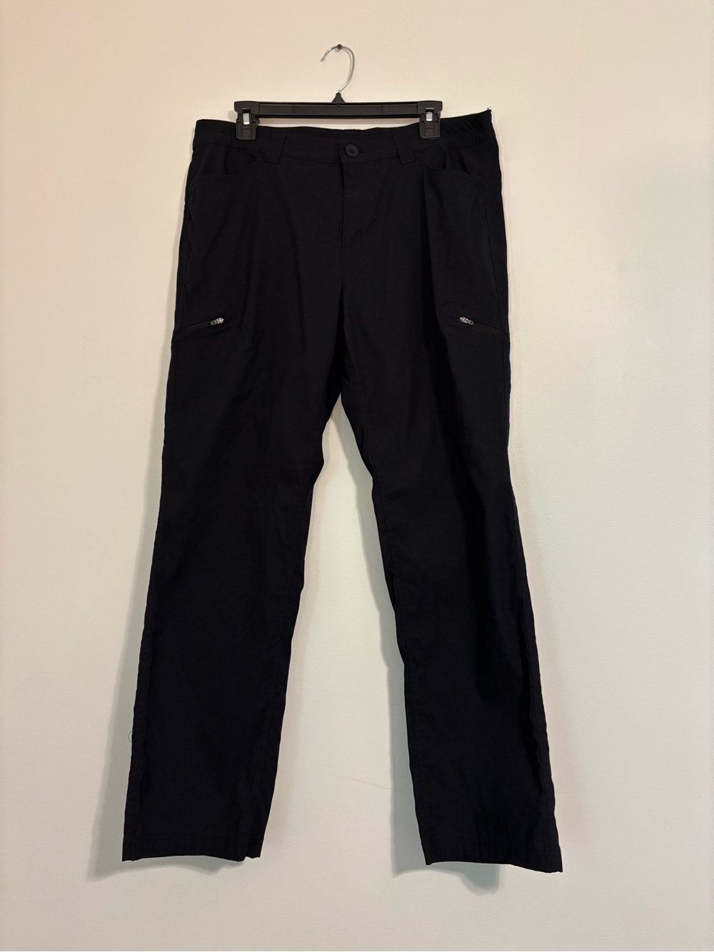 Eddie Bauer Guide High Rise Pants Women’s Size 14 Black Hiking Outdoor Travel